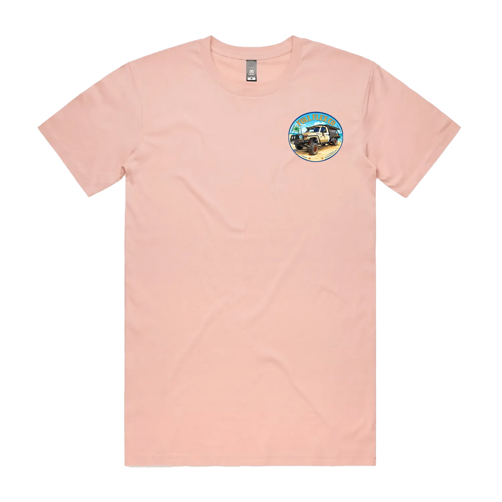 Pink front flat lay